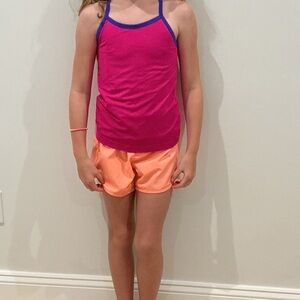 Old Navy Pink and Orange Kids Activewear Set
